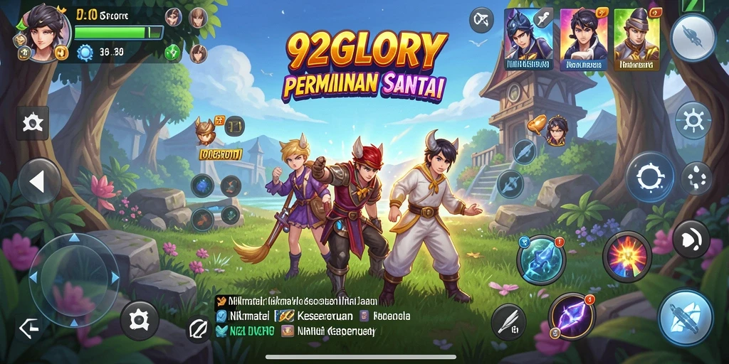 Screenshot utama 92GLORY menampilkan gameplay menarik dan menyenangkan.