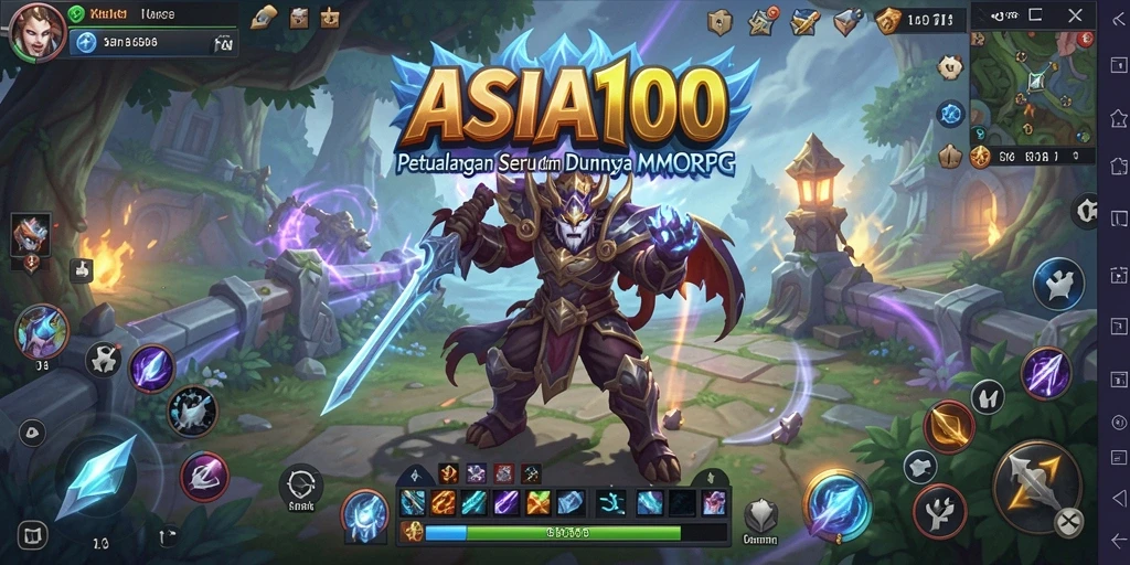 Gameplay seru dari ASIA100 yang memikat para pemain MMORPG.
