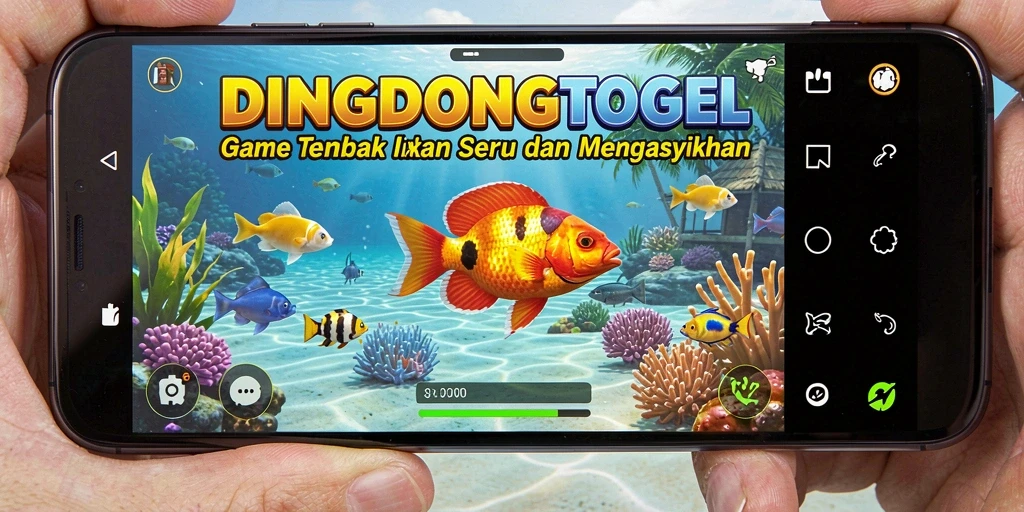 Tangkapan layar gameplay seru DINGDONGTOGEL yang menampilkan aksi Tembak Ikan.