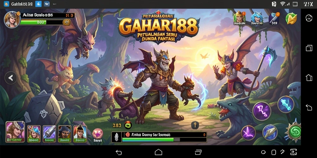 Tampilan menawan dari gameplay petualangan GAHAR188.