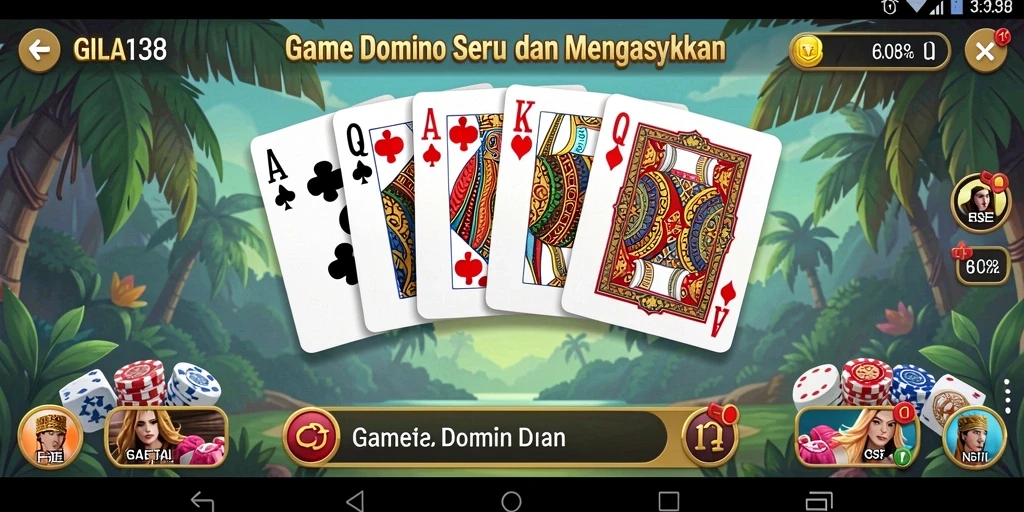 Gameplay GILA138 yang menampilkan tantangan seru dalam permainan Domino.