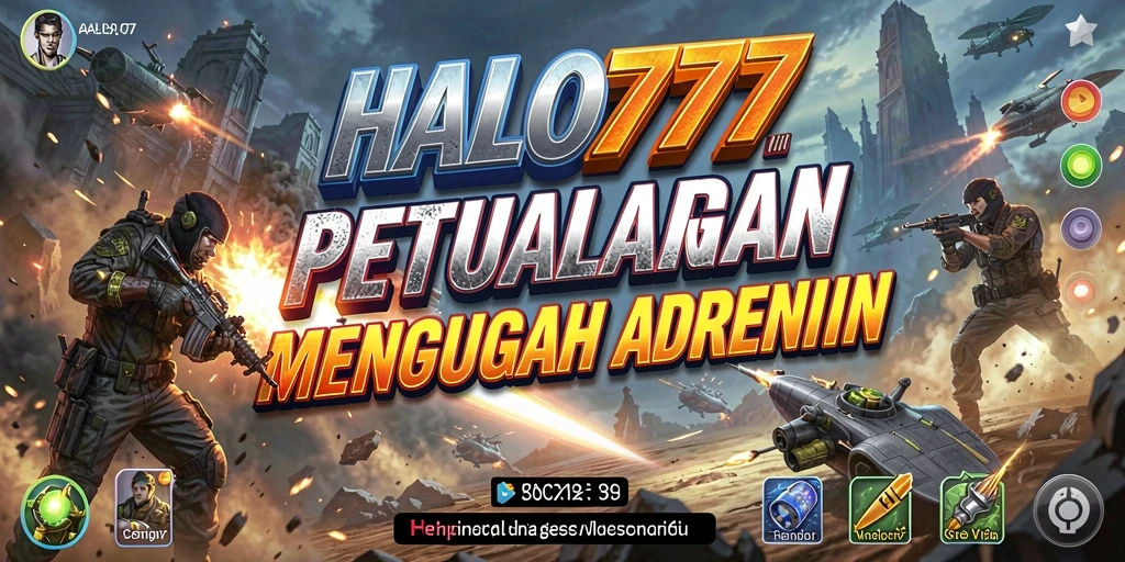 Tangkapan layar HALO777 menampilkan aksi seru dan intens dari gameplay.