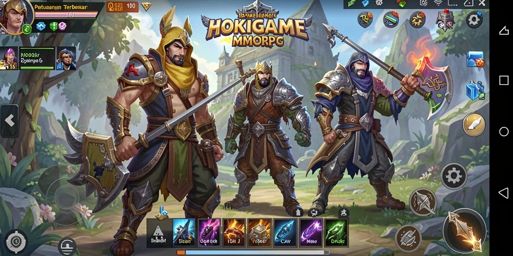 Tampilan gameplay HOKIGAME yang seru dan penuh warna.