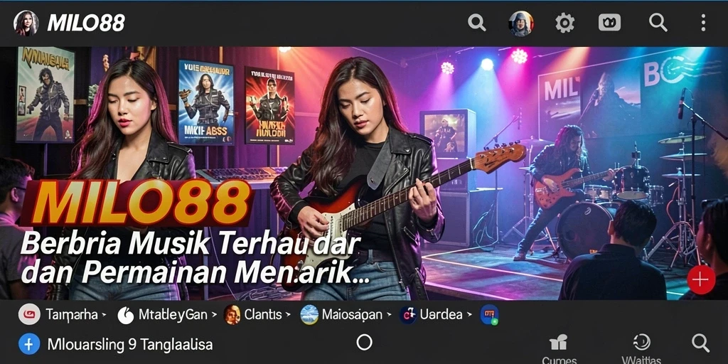Tampilan menarik dari gameplay musik MILO88 yang mendebarkan.