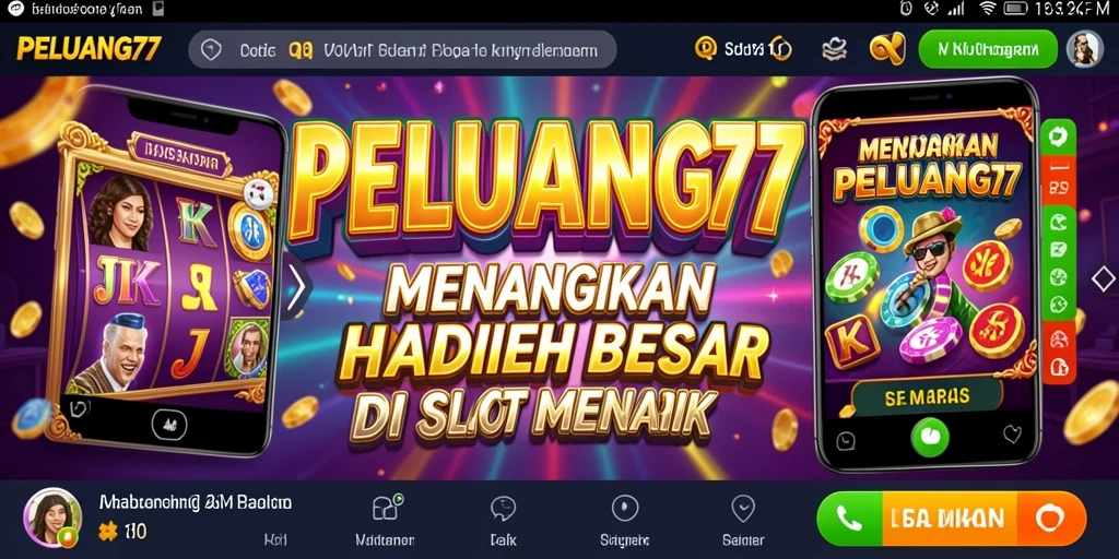 Screenshot gameplay Slot PELUANG77 yang seru dan mengasyikkan.