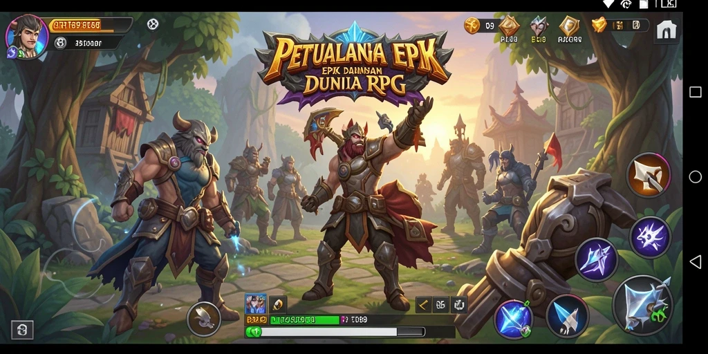 Screenshot gameplay PT89 menampilkan aksi seru dalam pertempuran RPG.