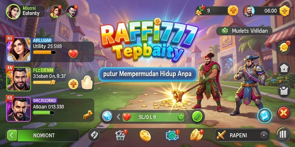 Tampilan screenshot utama RAFFI777 menampilkan antarmuka aplikasi Utility yang intuitif.