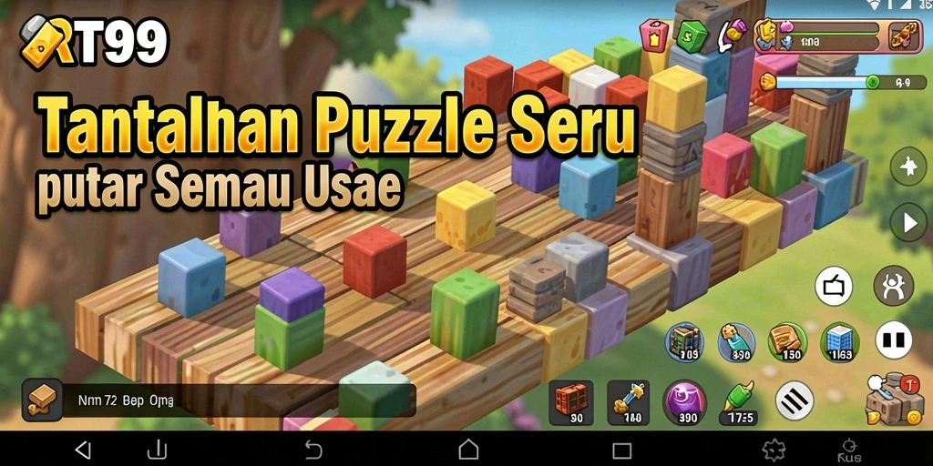 Tangkapan layar dari gameplay puzzle yang menarik di RT99.