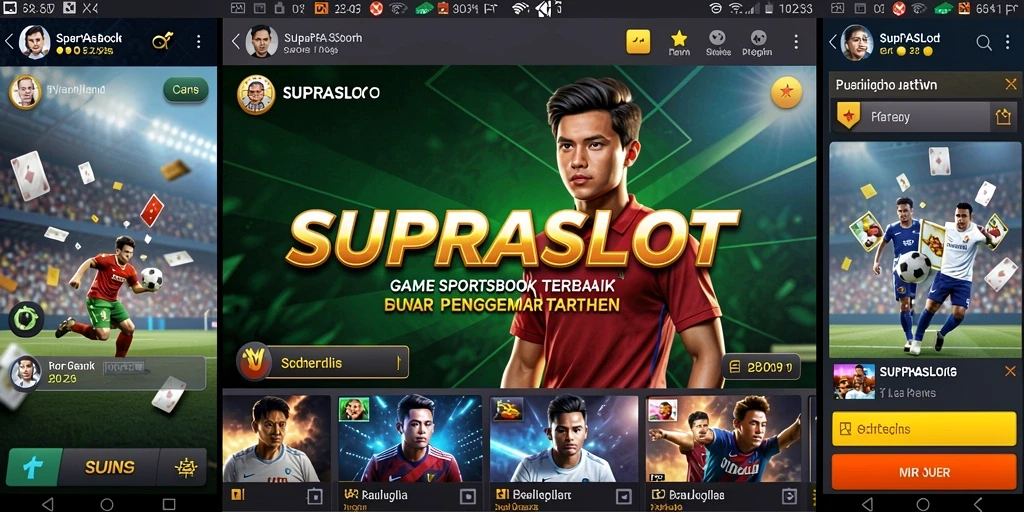 Tampilan gameplay menarik dari Sportsbook SUPRASLOT.