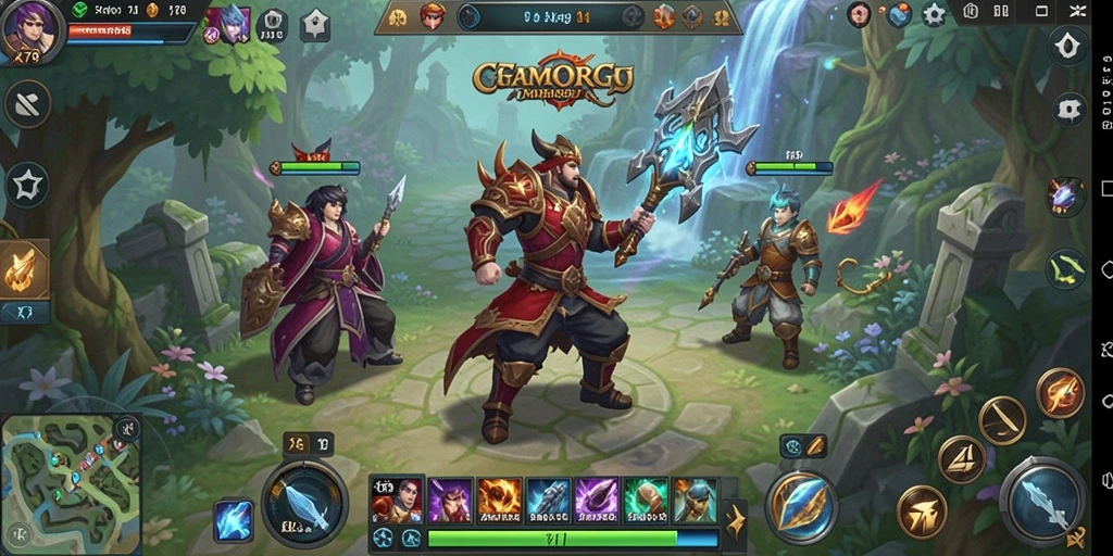 Tampilan gameplay X78 dalam dunia MMORPG yang menakjubkan.